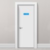 Unique Bargains Acrylic Self-Adhesive Decor Home Office Please Use Other Door Left Arrow Sign - 4 of 4