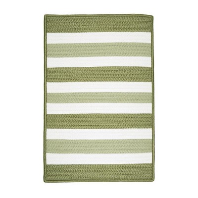 Colonial Mills Portico Braided Runner, Edamame 2'x6', Rectangle Shape