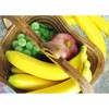 Juvale Set of 6 Plastic Artificial Bananas Individual Fake Faux Fruits for Home Kitchen Decor, Yellow - 2 of 4
