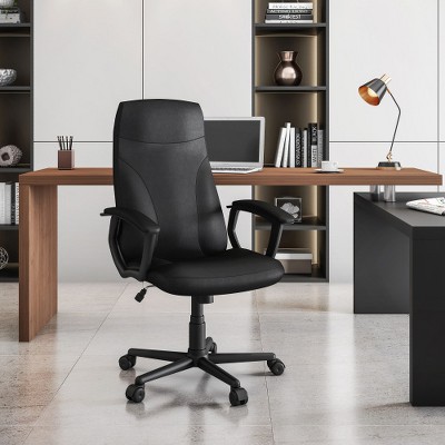 Anybear Black Medium Back Executive Office Chair