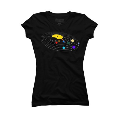 Junior's Design By Humans Music Planet By clingcling T-Shirt