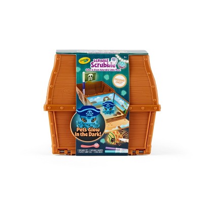 Crayola - Washimals Scribble Scrubbie Glow Ocean Pets, Treasure