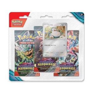 Pokémon Trading Card Game: Scarlet & Violet— Twilight Masquerade Three-Booster Blister Snorlax - 1 of 3