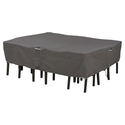 Classic Ravenna Square Patio Table and Chairs Cover-Dark Taupe/X-Large - image 1 of 4