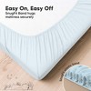 2pk Aereo Fitted Crib Sheets for Boys, Girls, 52x28 Standard Baby Crib Mattress Sheets, Bamboo Viscose Cotton - 4 of 4