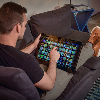 Black 18.5" Wi-Fi Handheld Video Game Console with Dual Speakers