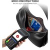 Shoulder Bag RFID Vegan Leather Crescent Hobo Bag Clutch Underarm Purse Top-Handle Handbags - 3 of 4