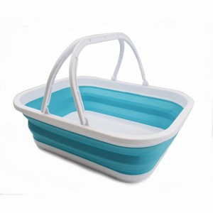 SAMMART 12L (3.17 Gallon) Collapsible Tub with Handle - 1 of 4