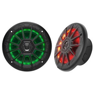 BOSS Audio Outdoor Marine 150 Watt 2 Way Full Range LED 5.25 Inch Speaker Pair - 1 of 4
