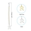 Unique Bargains Identification Handle Letter Charm Accessories Gold & Silver Tone 2 Pcs - 2 of 4