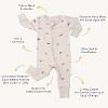 Girl Kids' Organic Cotton Zip Pajamas - Makemake Organics - 3 of 3