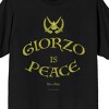Rick & Morty Glorzo Is Peace Adult Black Crew Neck Short Sleeve T-shirt - 2 of 4
