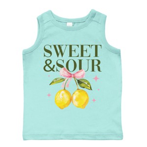 The Juniper Shop Sweet & Sour Lemon Toddler Tank - 1 of 4