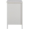 Acekool Nightstand with Charging Station, 3-Drawer White Bedside Table with USB Ports & Power Outlets, Large Storage for Bedroom and Living Room - 3 of 4