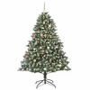vidaXL Artificial Christmas Tree with Stand Green 140 x 140 x 210 cm - 3 of 4