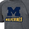 NCAA Michigan Wolverines Boys' Gray Poly T-Shirt - 3 of 3