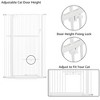 unipaws 56" Tall Dog Gate with Cat Door - 4 of 4