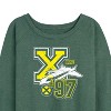 Women's - Marvel - X-Men X 97 Lightweight French Terry Wide Neck Long Sleeve Shirt - 2 of 4