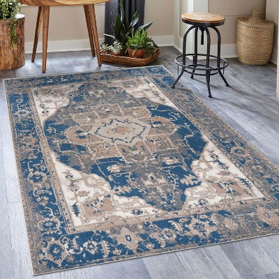 Luxe Weavers Moroccan Floral Area Rug