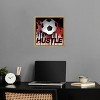 Notoriart Soccer Red Splash Soccer Wall Art Framed - 2 of 4