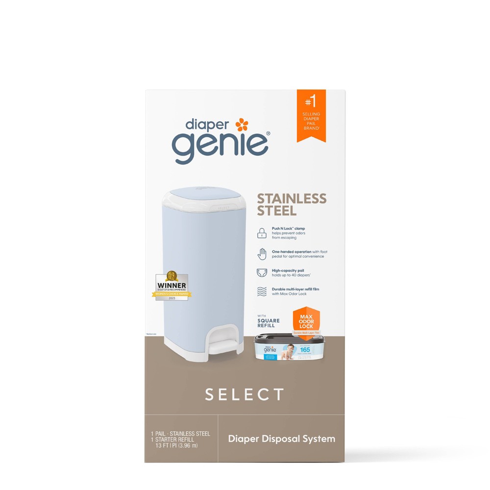 Photos - Other for Child's Room Diaper Genie Select Diaper Pail - Blue