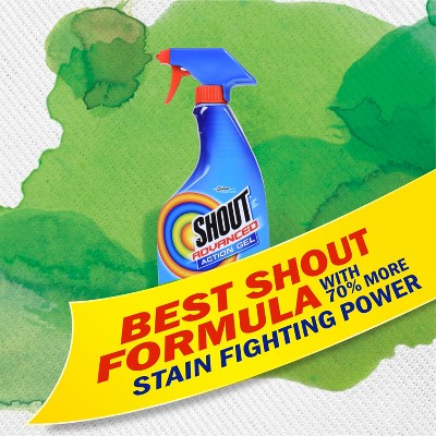 Shout Advanced Unscented Gel Laundry Stain Remover Spray - 22 oz