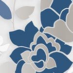 flowerbed blue