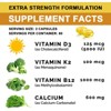 B Beworth 4-in-1 Calcium Supplements, with 5000 IU D3 K2 (MK7) Vitamin B12 for Heart,Bone,Immune,120 Capsules - 2 of 4