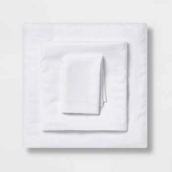 Twin/Twin XL Garment Washed Microfiber Solid Sheet Set - Room Essentials™