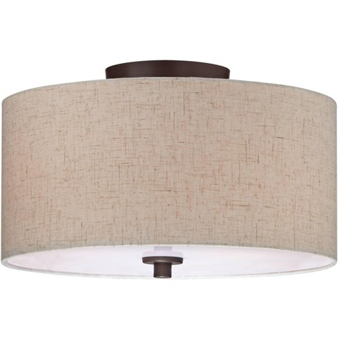 Flush mount on sale drum shade