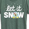 Women's - SpongeBob SquarePants - Let It Snow Short Sleeve Graphic T-Shirt - 2 of 4
