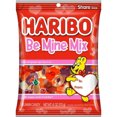 Haribo Valentine's Be Mine Mix Gummi Candy - 4oz - image 1 of 1