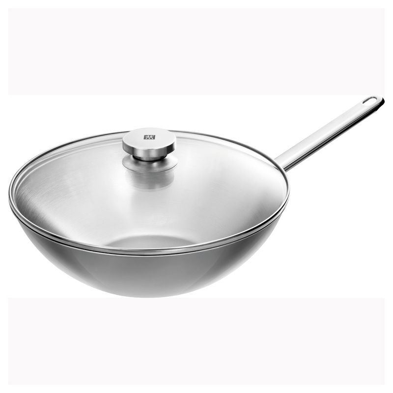 ZWILLING Plus 12-inch Stainless Steel Wok with Lid, 1 of 4