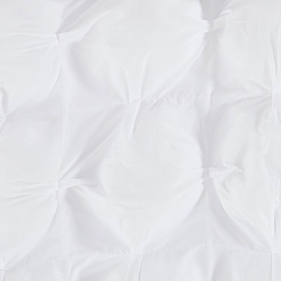 White Full Microfiber Cloud Puffer Comforter Set