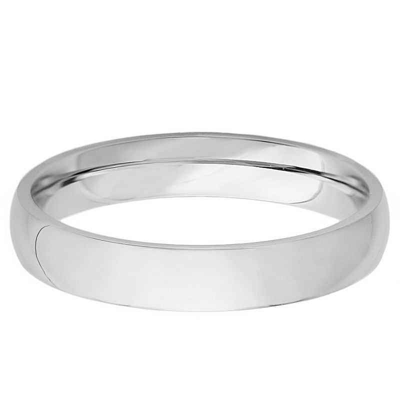 Stainless Steel Domed Ring (4mm) - Silver, 2 of 10