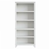 71" Tall 5-Tier Wooden Bookcase with Adjustable Shelves, Farmhouse Style Bookshelf for Living Room, Office & Library - 2 of 4