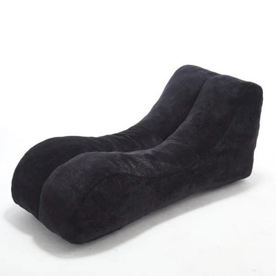 59'' Creative bean bag sofa chair for adults and children filled with high-quality sponge Black