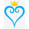 Women's Kingdom Hearts 1 Blue Heart T-Shirt - 2 of 4