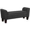NicBex Storage Ottoman Bench for Bedroom,Velvet Storage Bench with Solid Wood Legs,Ottoman for Living Room,Bedroom,Entryway - 3 of 4