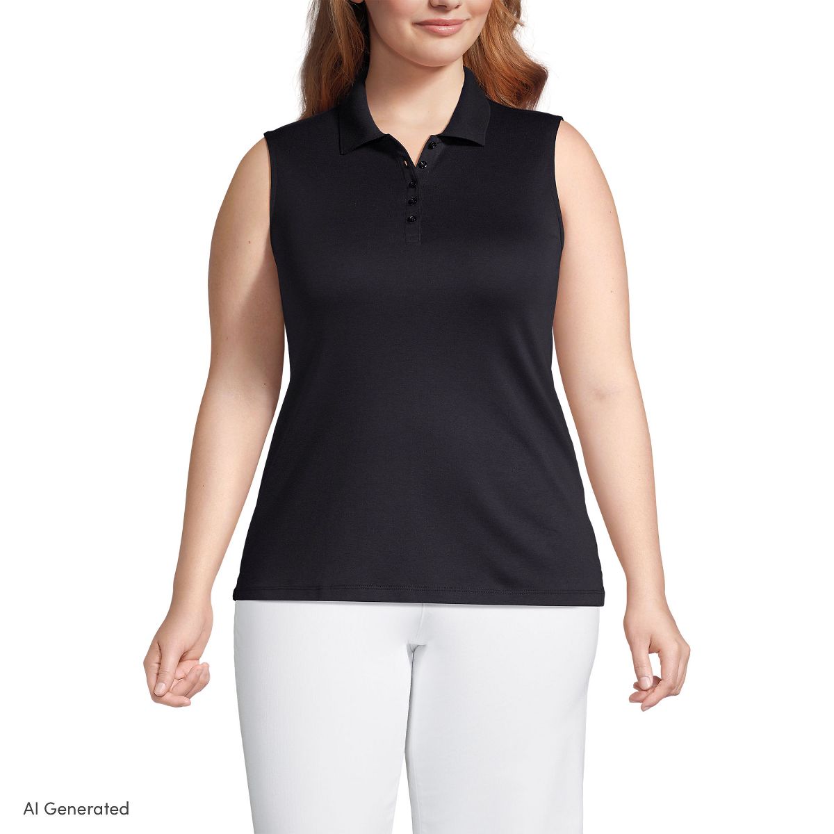 Lands' End Women's Supima Cotton Polo