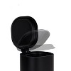 Stainless Steel Trash Can, 8 Gallon Garbage Can with Foot Pedal, Modern Bathroom Wastebasket with Lid, Without Inner Bucket, Ideal for Kitchen - 3 of 4