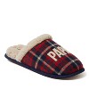 Dearfoams Men's Papa Bear Plaid Dad Scuff Slipper - 2 of 4