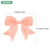 Unique Bargains Polyester Durable Craft Decorative Gift Double-Deck Pre-Tied Bows 3.6x2.2 Inch 50 Pcs - 3 of 4