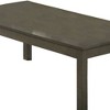 Royal Hampton 3 Piece Transitional Coffee Table and End Table with Block Legs, Gray - 4 of 4