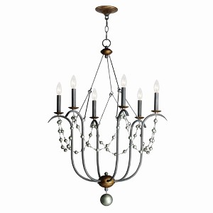 Maxim Lighting Formosa 6 - Light Chandelier in  Golden Noir - 1 of 3