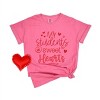 My Students Are Sweet Hearts - Women's Garment Dyed Graphic T-Shirt - 2 of 4
