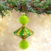 Cody Foster 5.0 Inch Merry & Bright Spindle Glass Top Shape Vintage Tree Ornaments - 4 of 4
