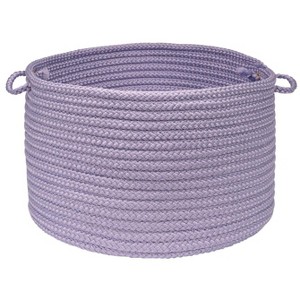 Colonial Mills Simply Home Solid - Amethyst 24"x24"x14"  100% Polypropylene Round - 1 of 1
