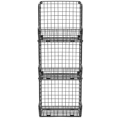 Sorbus 3-Tier Fruit Basket Stand - for Kitchen Storage, Great for Produce Fruits and Vegetables & Potatos — фото 3