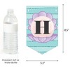 Big Dot of Happiness Let's Be Mermaids - Birthday Party Bunting Banner - Mermaid Party Decorations - Happy Birthday - 3 of 4